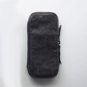 Yuruliku Flat Tool Case - 3 PEN - Iron Black
