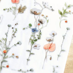 MU Print On Sticker Transfer - 160 - Floating Flowers