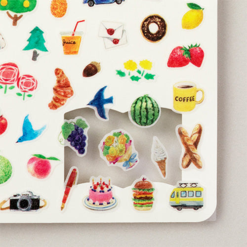 Midori Stickers For Diary Daily records - 82566 Motif