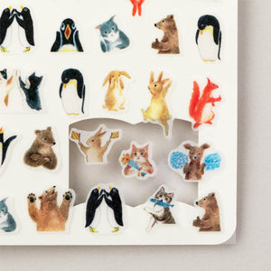 Midori Stickers For Diary Daily records - 82567 Animal Feelings