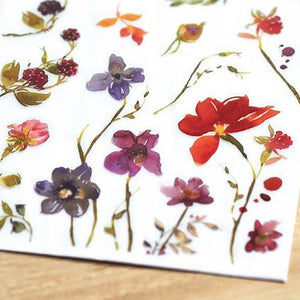 MU Print On Sticker Transfer - 158 - Yangcheng Flower