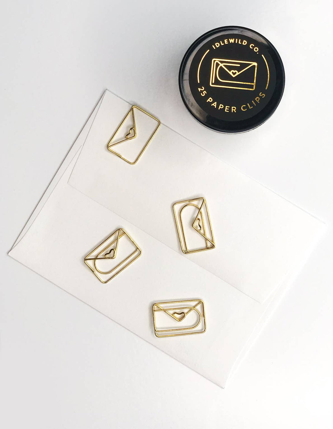 Idlewild Co - Gold Paper Clips - Love Letter
