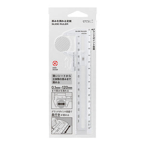 Midori CL Thickness Ruler - Clear