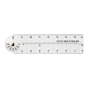 Midori Multi Ruler - 16cm Clear