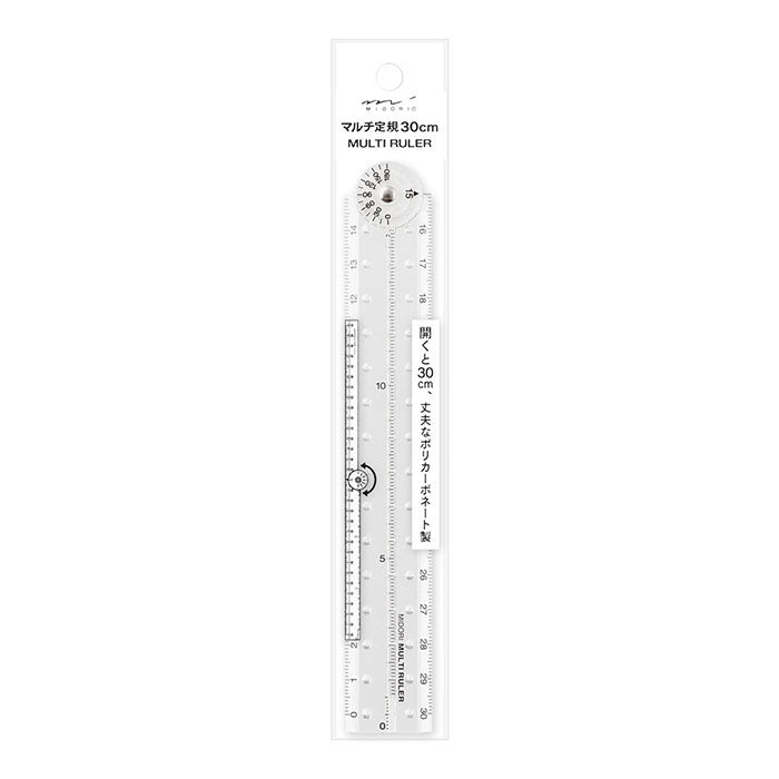 Midori Multi Ruler - 30cm Clear