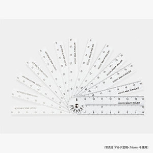 Midori Multi Ruler - 30cm Clear