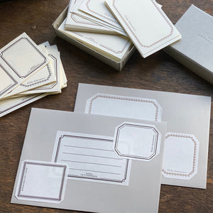OEDA Letterpress - Letterpress Sticker Box - Black SB002