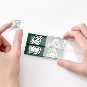 Midori Etching Clip E Clips - Stationery Pattern