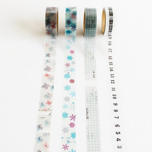 Yohaku Clear Masking Tape - Calendar CT-017