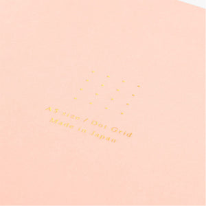 Midori A5 Notebook Color Dot Grid - Pink