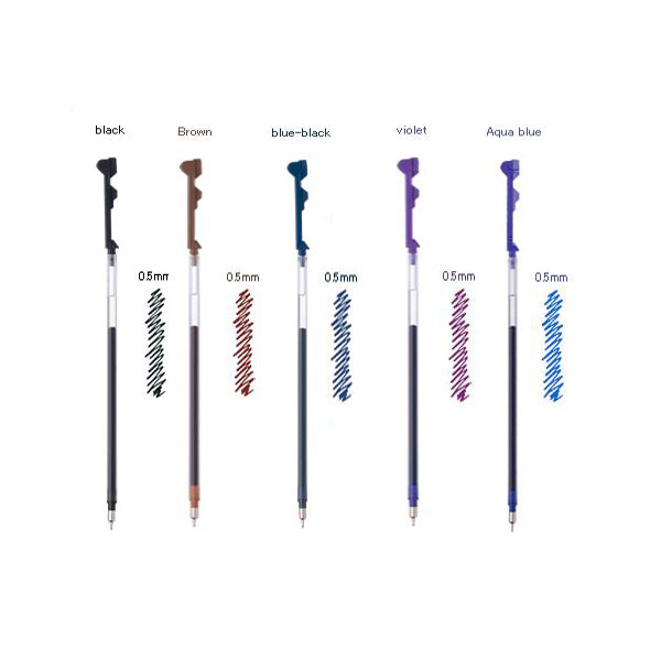 Pilot Hi-Tec-C Coleto Multi Pen Gel Refill - 0.5 mm - Regular Colors