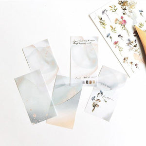 MU Print Dyed Look Tracing Papers - DTP-012 - Wave Blue Halo
