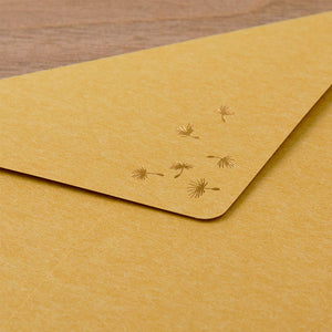 Midori Letter Set 509 Foil-stamped Envelopes Blowball