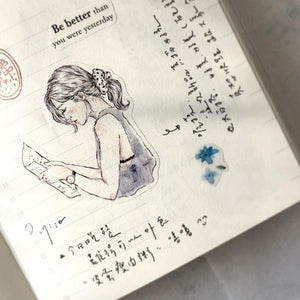 Pion - Washi Tape 4.5cm - Sketch Girl
