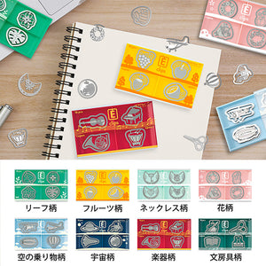 Midori Etching Clip E Clips - Flower Pattern