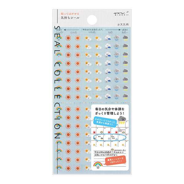 Midori Planner Sticker - 82304 Feelings Weather