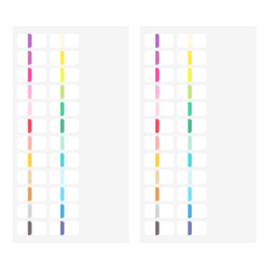 Midori Index Label Chiratto 24 colors Vivid