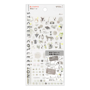 Midori Color Theme Stickers - Gray 82594