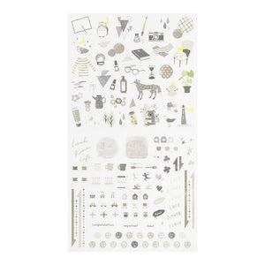 Midori Color Theme Stickers - Gray 82594