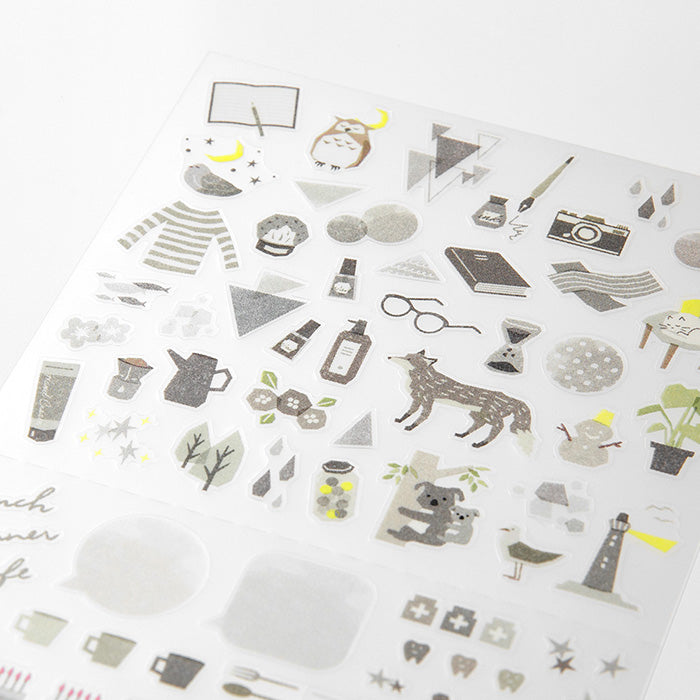Midori Color Theme Stickers - Gray 82594