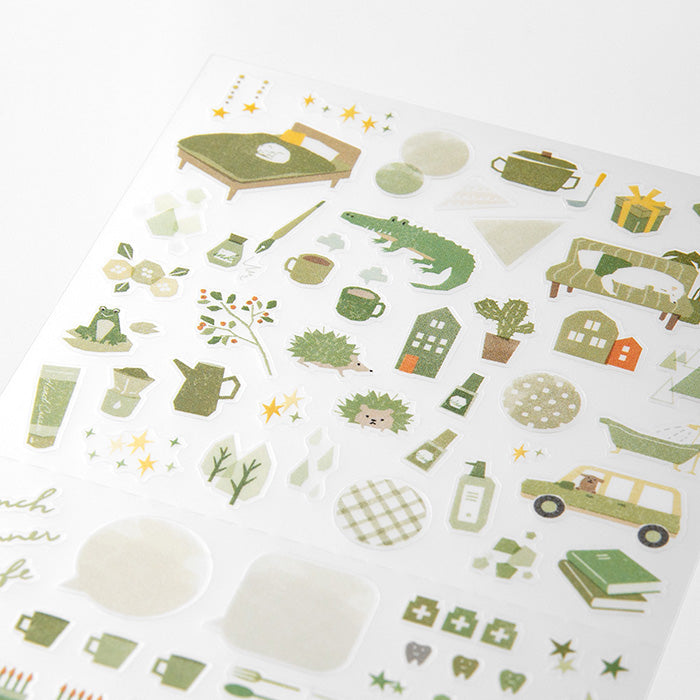 Midori Color Theme Stickers - Moss Green 82595