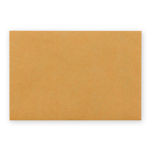 Midori Kraft Envelope Horizontal with String M - Orange