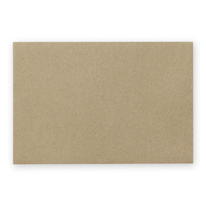 Midori Kraft Envelope Horizontal with String M - Brown