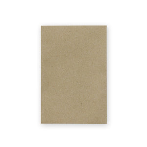 Midori Kraft Envelope Vertical with String S - Brown