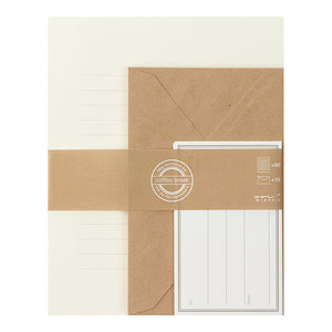 Midori Coffee Break Letter Writing Set - White and Kraft