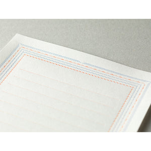 Midori Letter Writing Set -  Letter Set 463 Press Frame Blue
