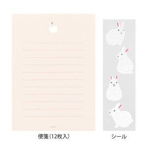 Midori Letter Writing Set -  Letter 636 Rabbit B
