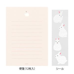 Midori Letter Writing Set -  Letter Set 638 Rabbit