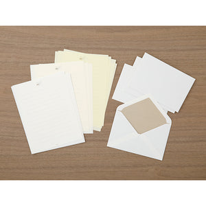 Midori Letter Set 914 Giving Color - White