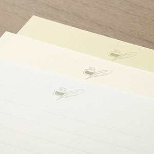 Midori Letter Set 914 Giving Color - White
