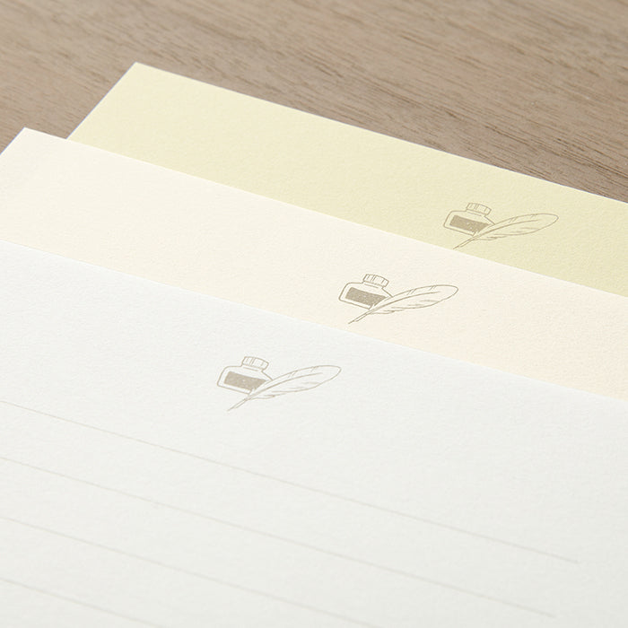 Midori Letter Set 914 Giving Color - White