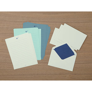 Midori Letter Set 917 Giving Color - Blue