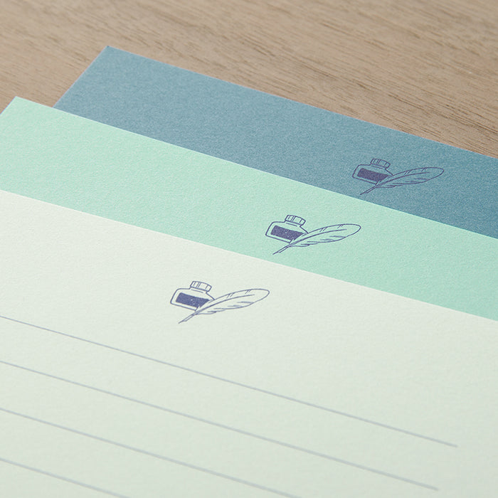 Midori Letter Set 917 Giving Color - Blue