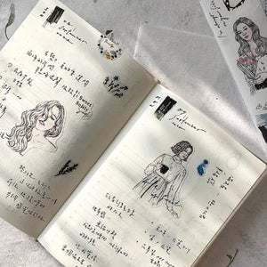 Pion - Washi Tape 4.5cm - Sketch Girl