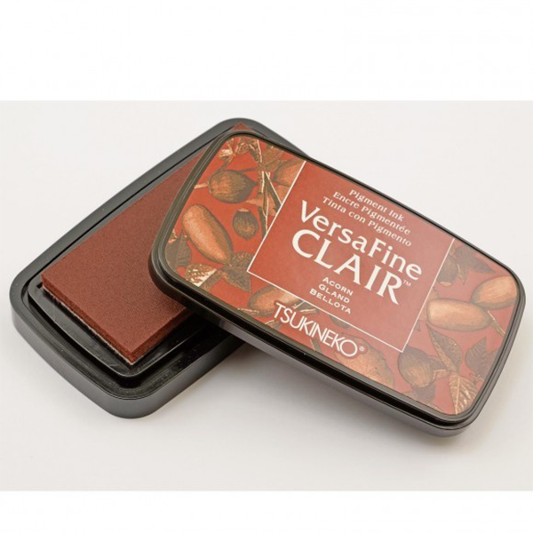 TSUKINEKO - Acorn Brown (453)) Quick-drying Oil-based Pigment Stamp Pad
