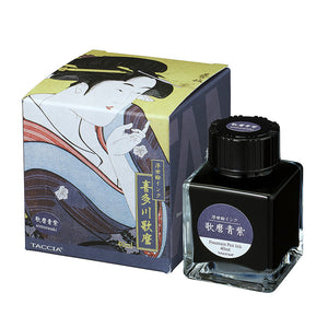 TTACCIA Ukiyo-e Fountain Pen Ink - Utamaro Aomurasaki TFPI-WD42-14