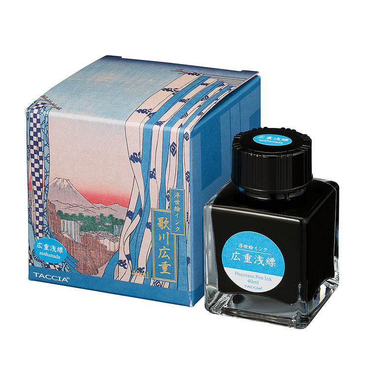 TACCIA Ukiyo-e Fountain Pen Ink - Hiroshige Asahanada TFPI-WD42-9