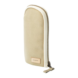 HINEMO Stand Up Pen Pouch - Small - Beige
