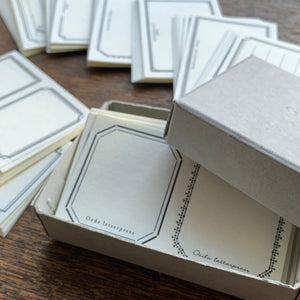 OEDA Letterpress - Letterpress Sticker Box - Black SB002