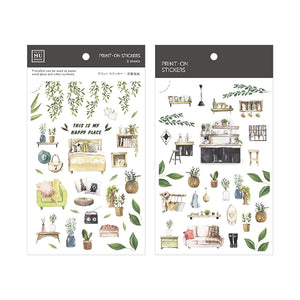 MU Print On Sticker Transfer - 114 - Happy Home Images