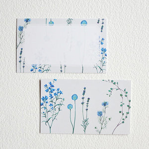 Mocolier Blue Flower Message Card
