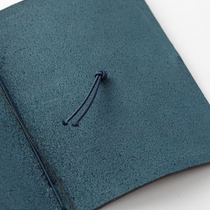 Traveler's Notebook Blue - Passport Size - Leather Journal Notebook Kit