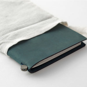 Traveler's Notebook Blue - Regular Size - Leather Journal Notebook Kit