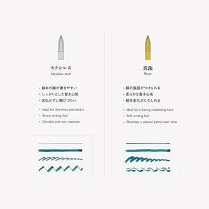 Kakimori Metal Nib for Dip Pen