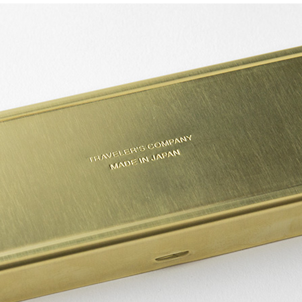 TRAVELER’S FACTORY Brass Pen Case Solid (41779006) 