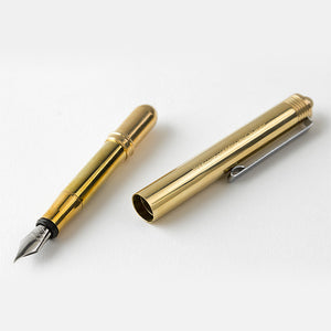 TRAVELER’S FACTORY Brass Solid Fountain Pen (38071006)